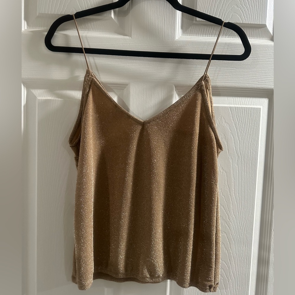 Sparkly Gold Tank Top - Picture 3 of 3